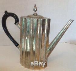 Godinger Silver Plated Museum Re-creations 1980's 4 PCS Coffee/tea Set by