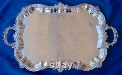 Goldfeder Silverplate Art Deco Tea Set 1932-1957 8 pcs Large tray 24 x 20