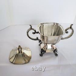 Goldfeder Vintage, Tilting, Footed Waterpot, Footed Tea/Coffee Pot & Sugar Bowl