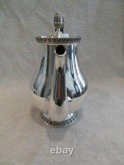 Gorgeous French silver-plated tea pot empire st Christofle Malmaison