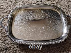 Gorgeous Vintage LEONARD Silver Plated Tea Set 5 Piece
