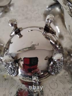 Gorgeous Vintage LEONARD Silver Plated Tea Set 5 Piece