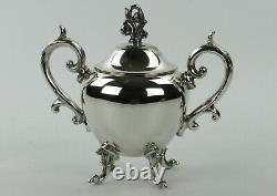 Gorgeous Vintage Silverplate Birmingham Tea Set 4 Pieces