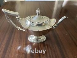Gorham 6 Piece Sterling Plymouth Coffee and Tea Set (1911) with plate tray