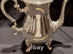 Gorham Baronial Silverplate Hollowware Heritage YH338-YH341 Tea Set 5 Piece Exc