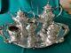 Gorham Chantilly 6 Piece Silverplate Tea Set