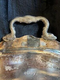 Gorham HERITAGE 5 Piece Silverplate Over Brass Coffee / Tea Set With Tray