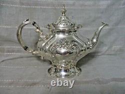 Gorham Older Chantilly Silver Plate Tea Set #YC1302 C1303 YC1304