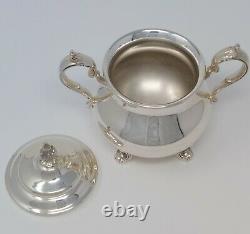 Gorham Silverplate Duchess Coffee/Tea Set YC1901/1902/1903/1904 Tray YC1461