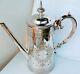 Grand English Antique Victorian Silver Plate Coffee Tea Pot Circa 1892 Fabulous