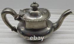 Great Northern Railroad Silver Plate Tea Pot 1847 Rogers Bros Silver 1/2 Pint