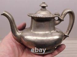 Great Northern Railroad Silver Plate Tea Pot 1847 Rogers Bros Silver 1/2 Pint