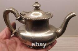 Great Northern Railroad Silver Plate Tea Pot 1847 Rogers Bros Silver 1/2 Pint