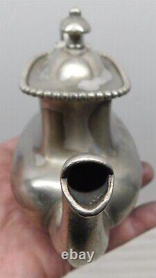 Great Northern Railroad Silver Plate Tea Pot 1847 Rogers Bros Silver 1/2 Pint