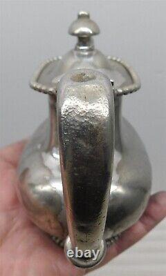 Great Northern Railroad Silver Plate Tea Pot 1847 Rogers Bros Silver 1/2 Pint