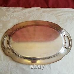 Grosvenor by Community, Silverplate 4-PC Tea Service with Tray