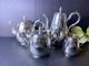 H F & Co Silver Plate Tea Service Coffee Pot/teapot/creamer/lidded Sugar Bowl