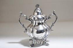 Hand Chased Reed & Barton Winthrop #1795C Silverplate 4 Piece Tea set NICE