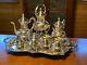 Huge 8 Pc Silver Set, Coffee And Tea, Including Towle Pots And Leonard Tray