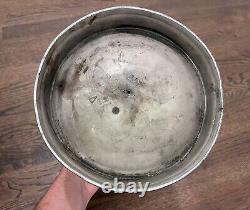 Huge Ornate Southington Victorian Silver Plate Coffee Tea Pot Flowers Gray Heron