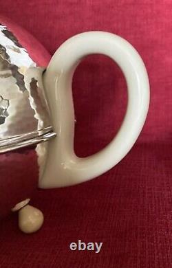 Hutschenreuther Art Deco Silver Plate Tea Pot Bavaria Germany