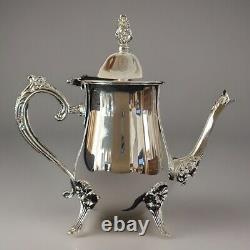 International Silver Co. 5-Piece Silver Plate Coffee and Tea Set withServing Tray