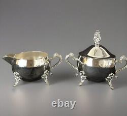 International Silver Co. 5-Piece Silver Plate Coffee and Tea Set withServing Tray