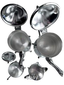 International Silver Co. 5-Piece Silver Plate Coffee and Tea Set with Spoon