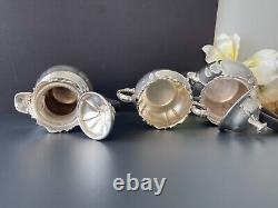 International Silver Co Meridian Silver Plate Tea Service 3 Pieces Set
