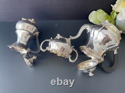 International Silver Co Meridian Silver Plate Tea Service 3 Pieces Set