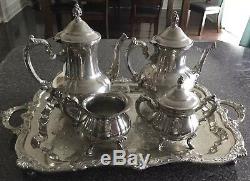 International Silver Co. Silver Plated 5 Piece Tea/coffee Set