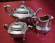 International Silver Company Silver Plate Daffodil 4 Piece Tea Set