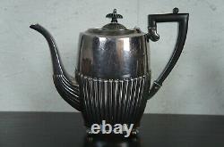 Israel Freeman & Son Art Deco Sheffield England Silver Plate 9 Pc Tea Coffee Set