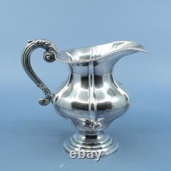 James Dixon & Sons Silverplate Large 3 Piece Tea Set Teapot Creamer Sugar Bowl
