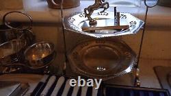 Job Lot Vintage Silver Plated Items Tea Set, Teapot & Cutlery Etc Etc 2