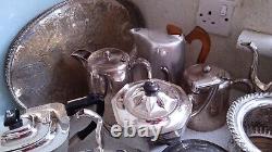 Job Lot Vintage Silver Plated Items Tea Set, Teapot & Cutlery Etc Etc 3