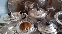 Job Lot Vintage Silver Plated Items Tea Set, Teapot & Cutlery Etc Etc 3