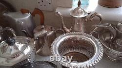 Job Lot Vintage Silver Plated Items Tea Set, Teapot & Cutlery Etc Etc 3