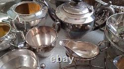 Job Lot Vintage Silver Plated Items Tea Set, Teapot & Cutlery Etc Etc 3