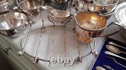 Job Lot Vintage Silver Plated Items Tea Set, Teapot & Cutlery Etc Etc 3