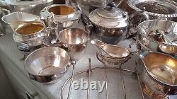 Job Lot Vintage Silver Plated Items Tea Set, Teapot & Cutlery Etc Etc 3