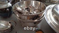 Job Lot Vintage Silver Plated Items Tea Set, Teapot & Cutlery Etc Etc 3