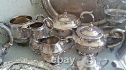 Job Lot Vintage Silver Plated Items -tea Pots Etc 1