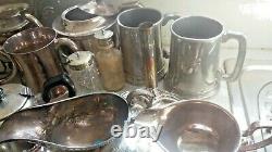 Job Lot Vintage Silver Plated Items -tea Pots Etc 1