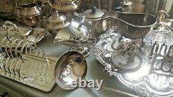 Job Lot Vintage Silver Plated Items -tea Pots Etc 1