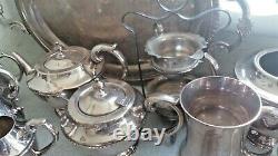 Job Lot Vintage Silver Plated Items -tea Pots Etc 1