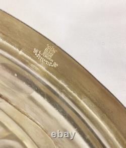 Jordan Sheffield Collection Silver Plate Etched Floral Biscuit Box Tea Caddy