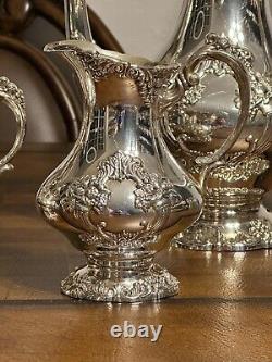 King Francis by Reed & Barton, Silverplate 4-PC Tea & Coffee Set