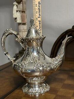 King Francis by Reed & Barton, Silverplate 4-PC Tea & Coffee Set