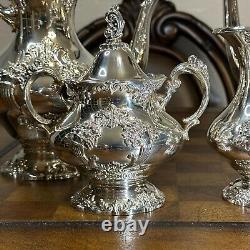 King Francis by Reed & Barton, Silverplate 4-PC Tea & Coffee Set